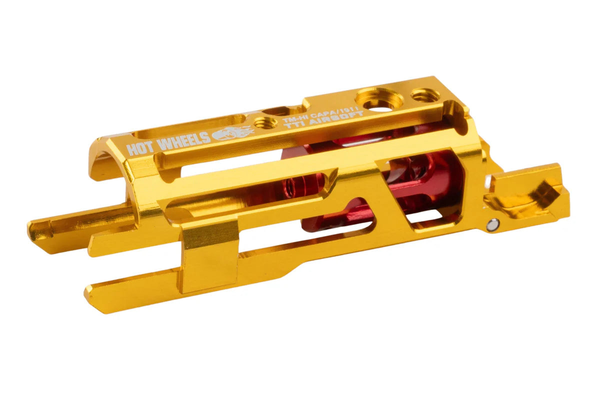 TTI Airsoft Hot Wheel Series Zero Friction Blow Back Unit For Marui TM Hi-Capa GBBP Series (Black)