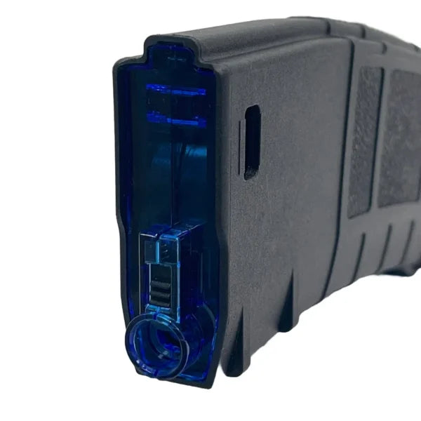 Amarok AM250 M Series - 250 rounds Fast Feed Mid Cap Magazine - Type A - Black - Blue Top