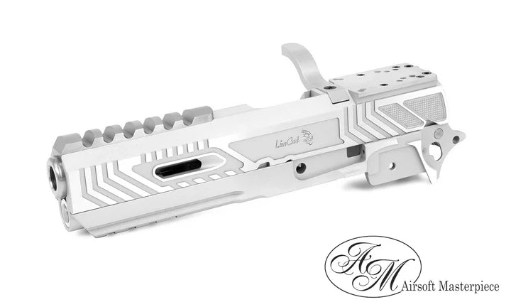 Airsoft Masterpiece LimCat WildCat Tracker Carry Optic Kit. Silver